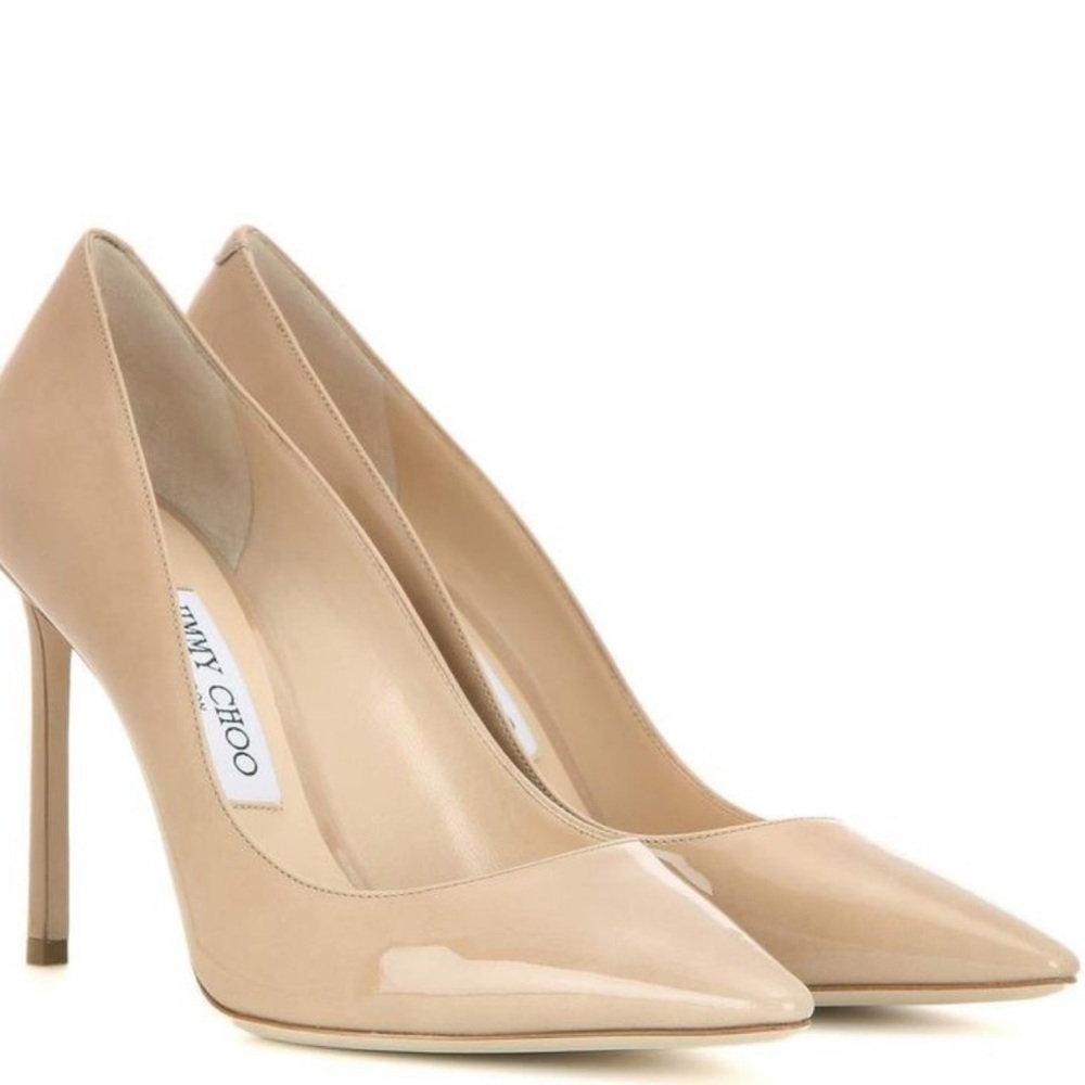 Jimmy Choo classic nude heels with box PRICED TO SELL